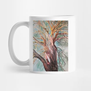 Tree in sunshine painting Mug